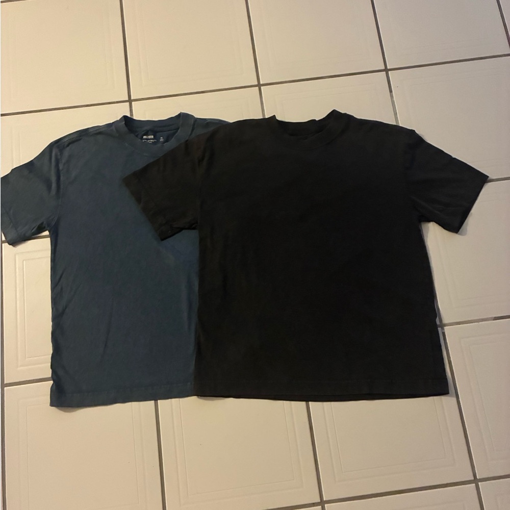 Hollister Black Heavyweight Boxy Fit T-Shirt